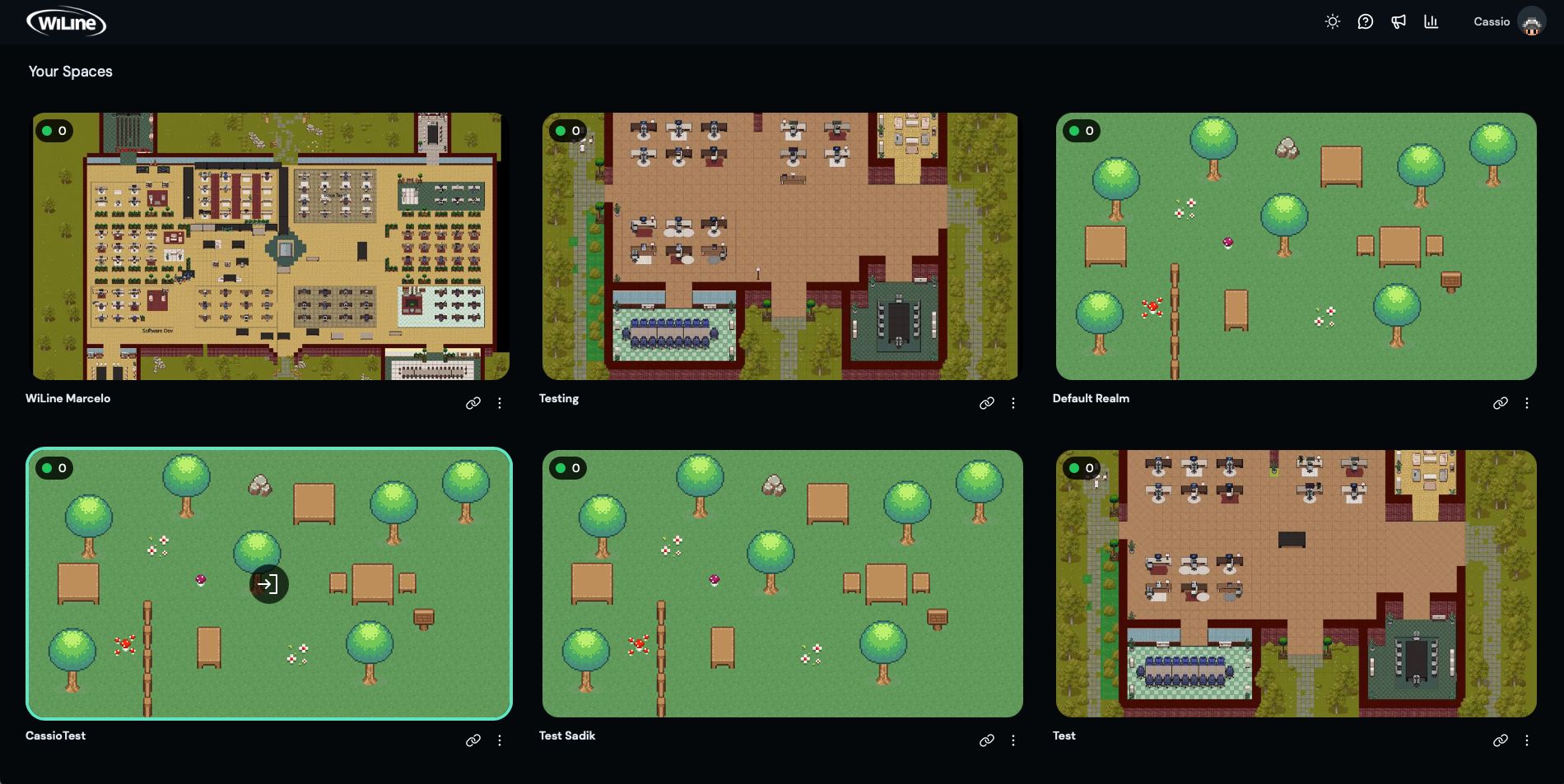 spaces-screen